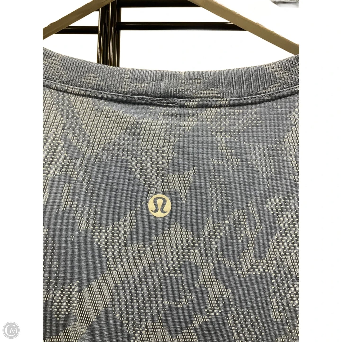 Athletic Top Long Sleeve Crewneck By Lululemon In Blue, Size: M
