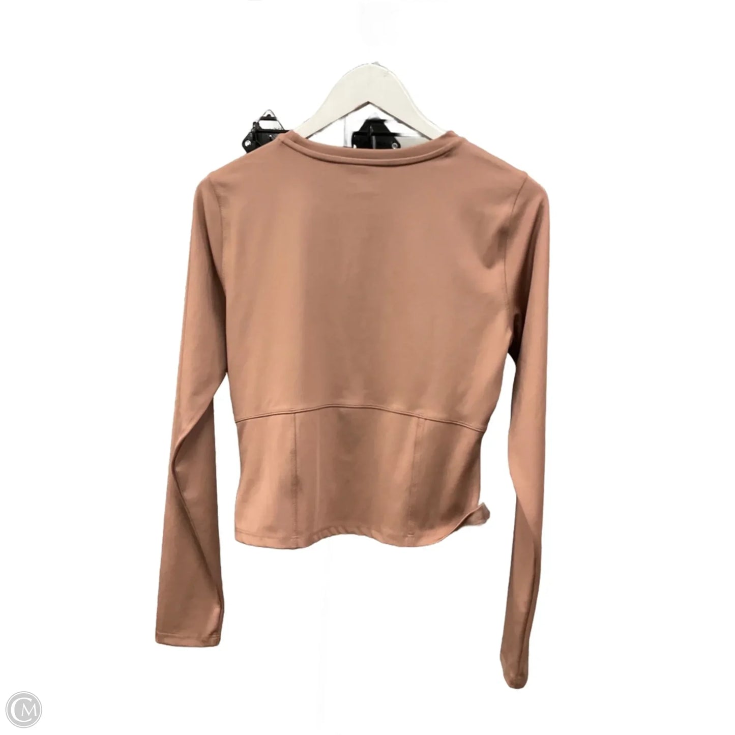 Athletic Top Long Sleeve Crewneck By Clothes Mentor In Brown, Size: S