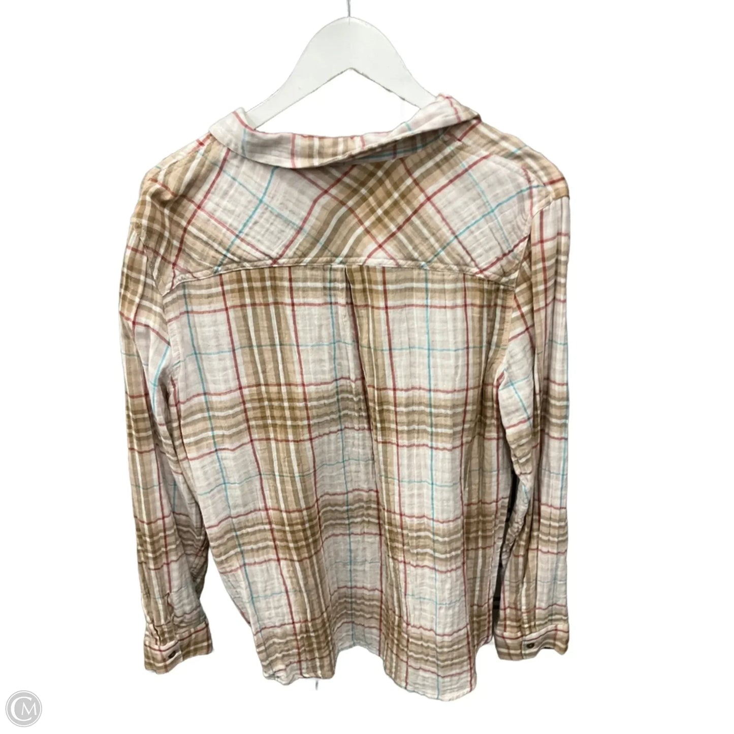 Top Long Sleeve By Maurices In Brown, Size: Xxl