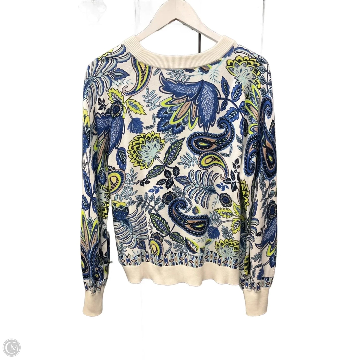 Top Long Sleeve By Talbots In Blue, Size: S