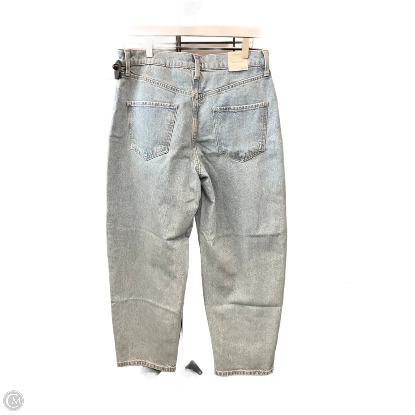 Jeans Wide Leg By Banana Republic In Blue Denim, Size: 10