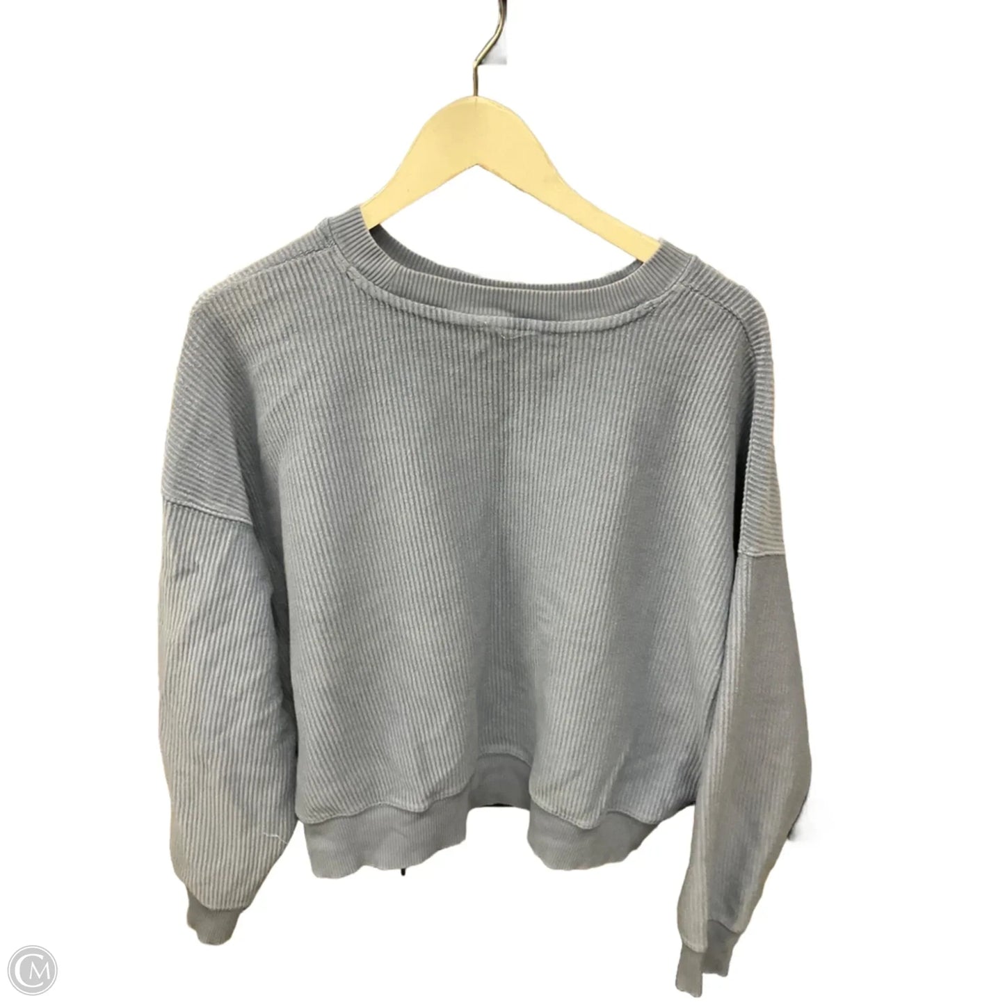 Top Long Sleeve By Aerie In Blue, Size: M