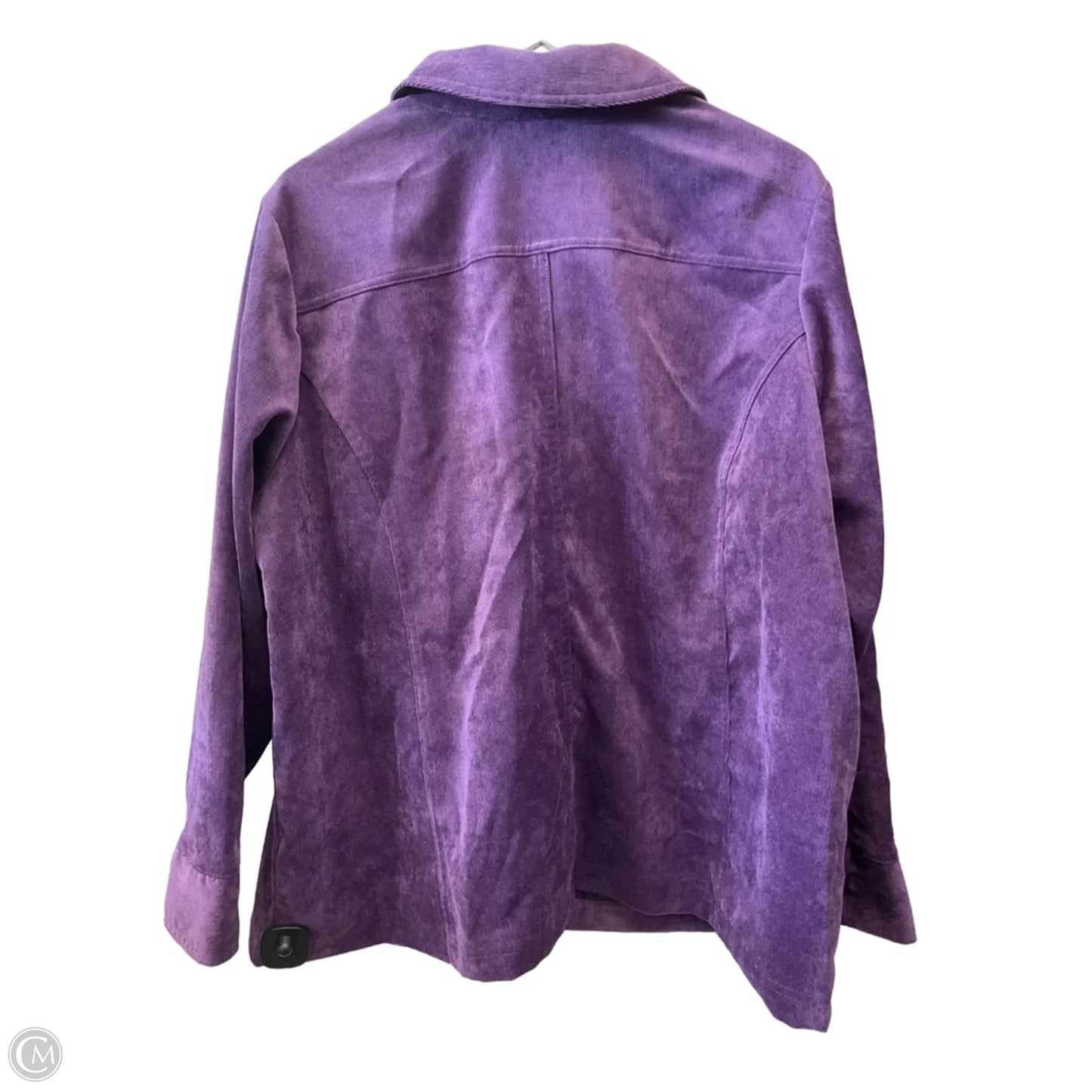 Blazer By Croft And Barrow In Purple, Size: 2x