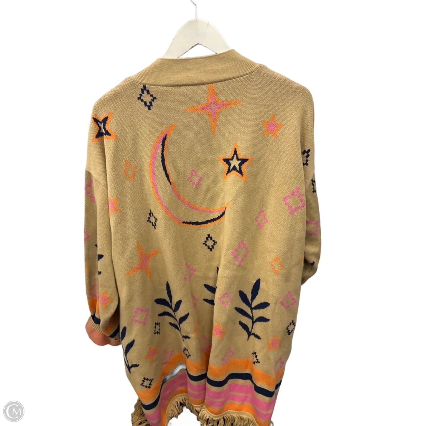 Sweater Cardigan By Cmc In Beige, Size: 2x