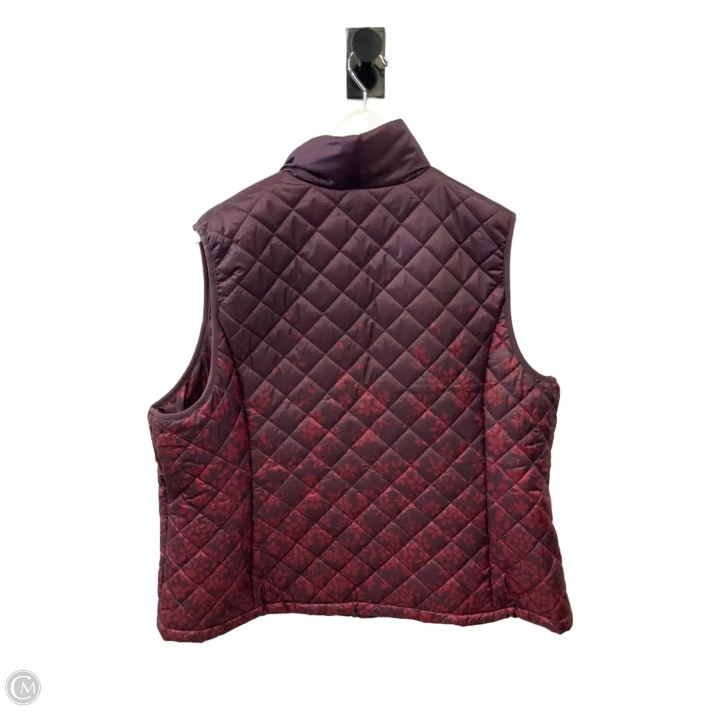Vest Puffer & Quilted By Christopher And Banks In Purple, Size: Xl