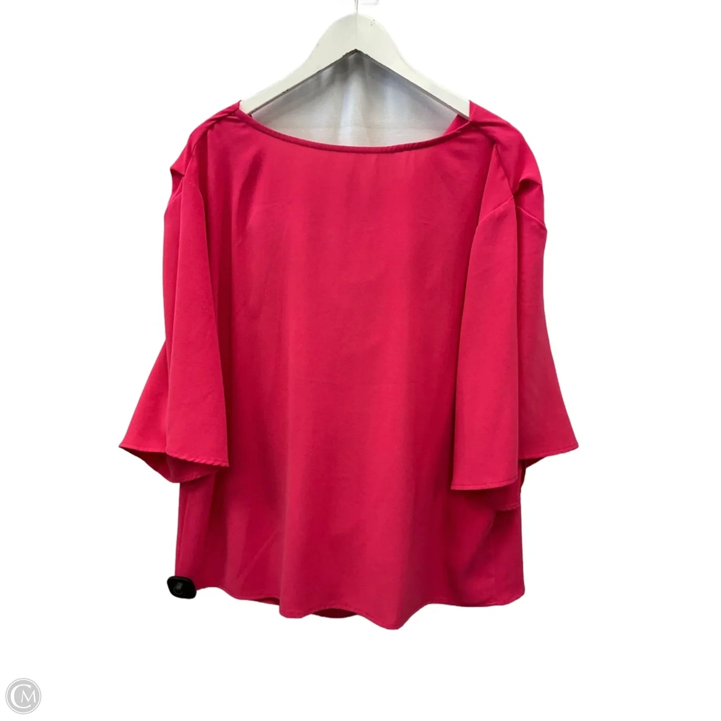 Top Short Sleeve By Cmf In Pink, Size: 2x