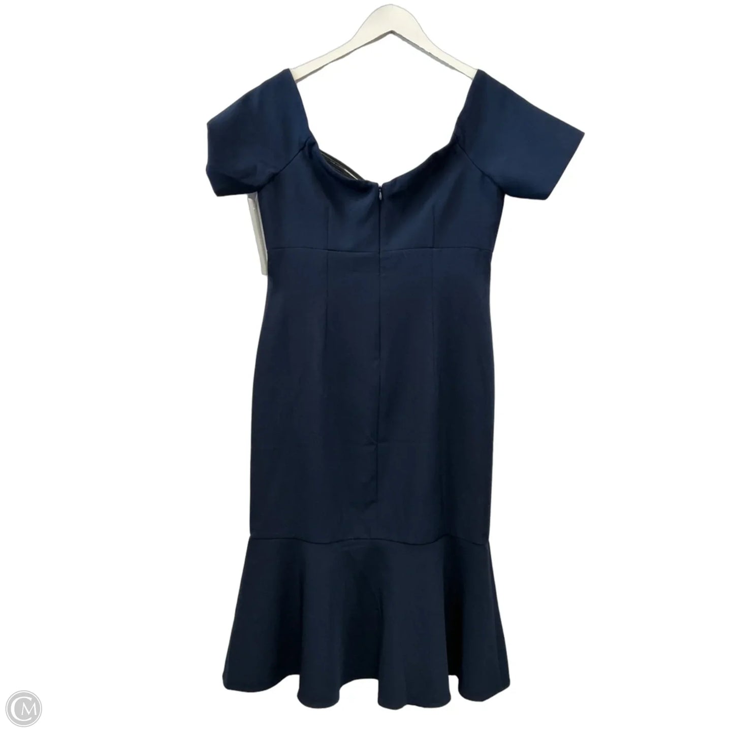 Dress Casual Midi By Maggy London In Navy, Size: M