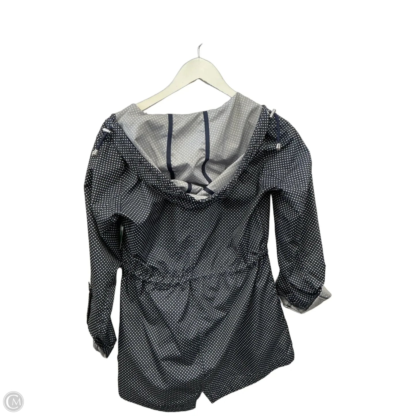 Jacket Windbreaker By Susan Graver In Polkadot Pattern, Size: Xs