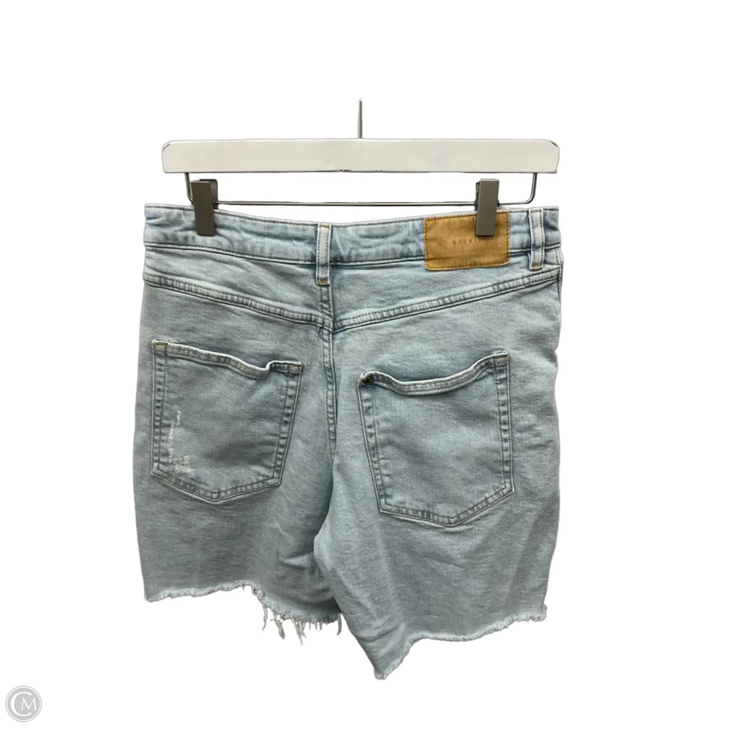 Shorts By H&m In Blue Denim, Size: 8