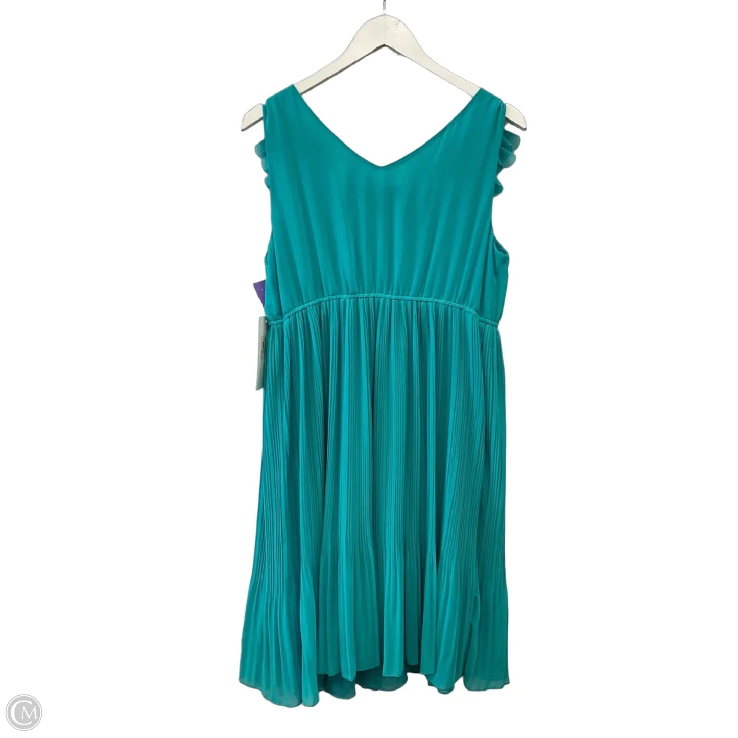 Dress Casual Midi By Argenti In Green, Size: L