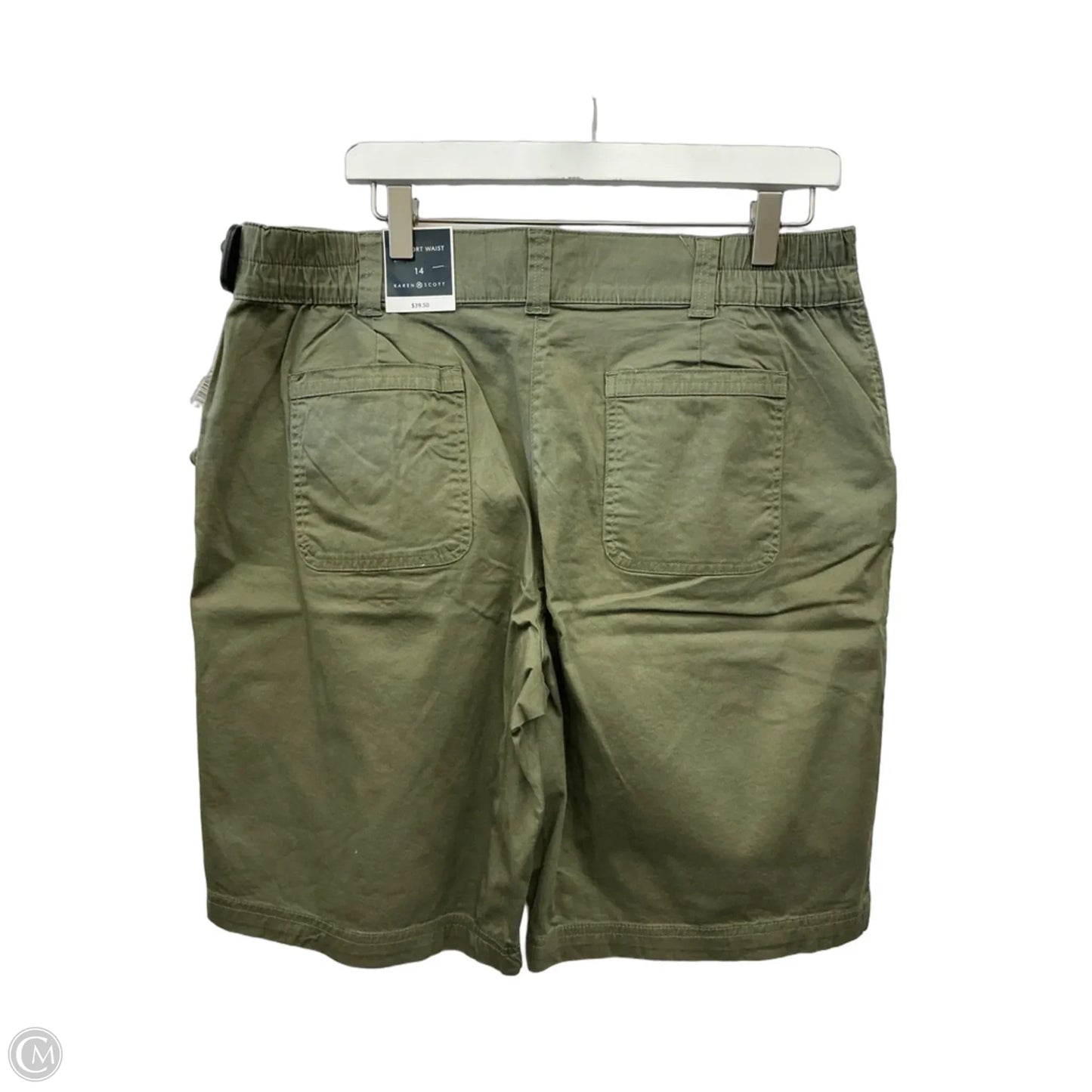 Shorts By Karen Scott In Green, Size: 14