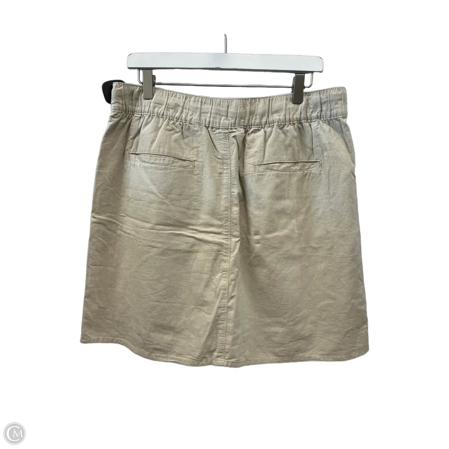 Skort By Karen Scott In Beige, Size: L