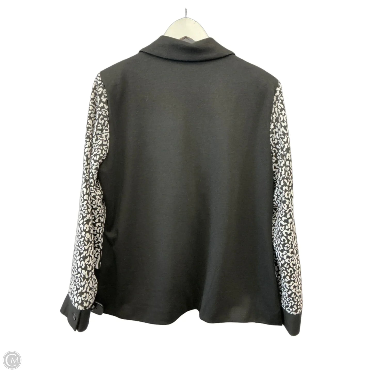 Blazer By Notations In Zebra Print, Size: L