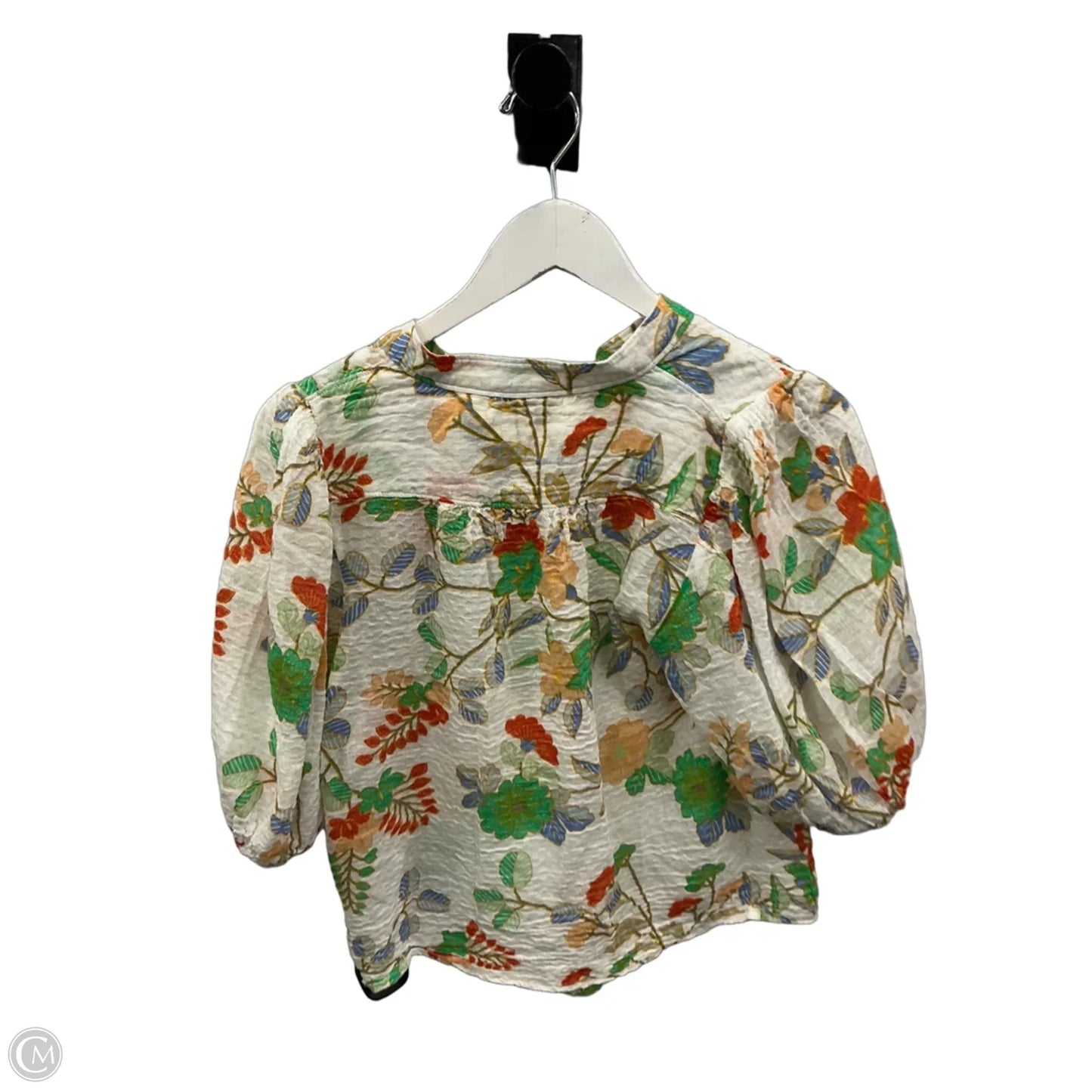 Top Short Sleeve By Maeve In Orange, Size: Xs