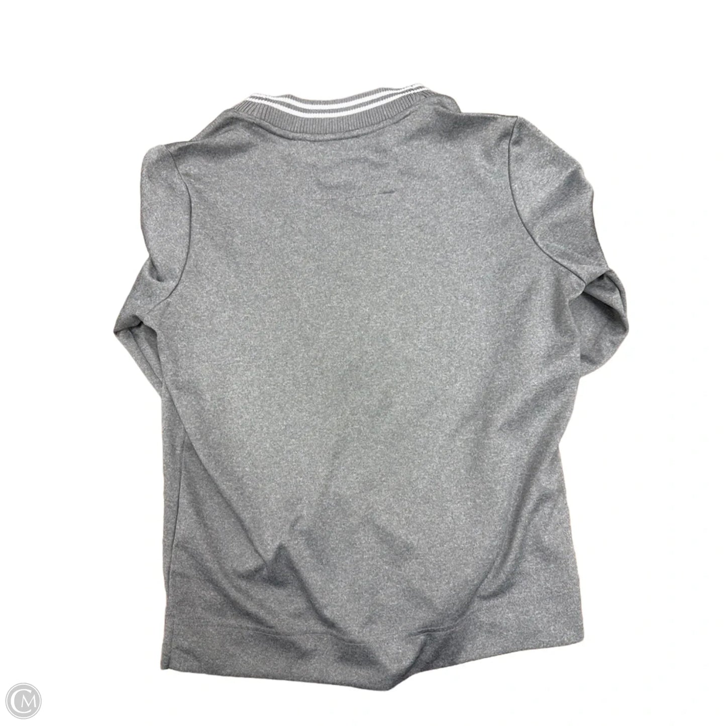 Athletic Top Long Sleeve Crewneck By Clothes Mentor In Grey, Size: S