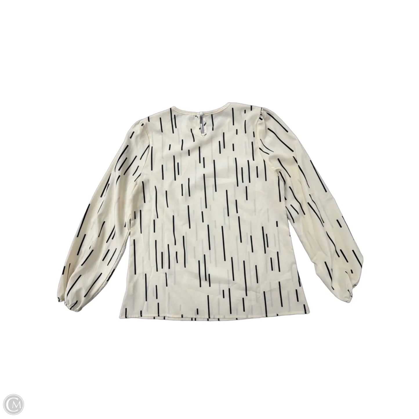 Top Long Sleeve By Clothes Mentor In Cream, Size: S
