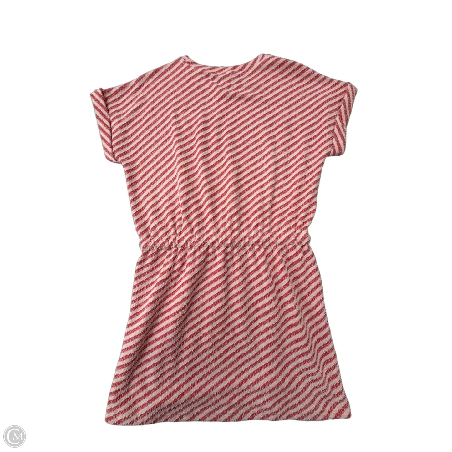Dress Casual Midi By Lou And Grey In Red & White, Size: L
