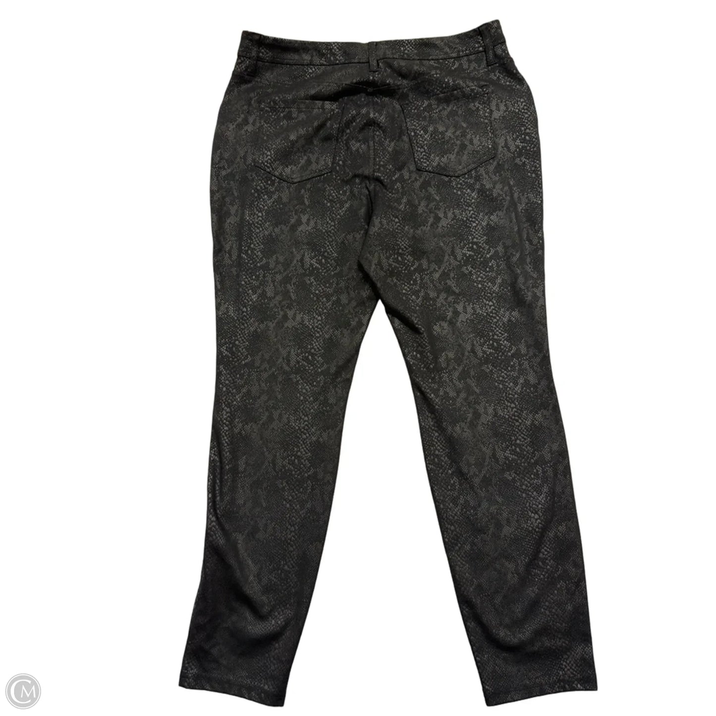 Pants Dress By Simply Vera In Black & Grey, Size: 14
