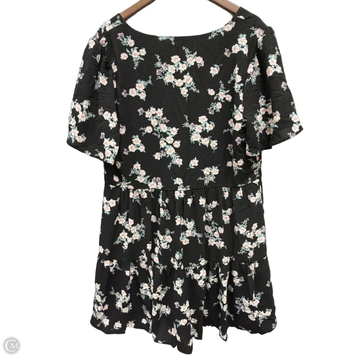Dress Casual Midi By Evri In Floral Print, Size: 1x