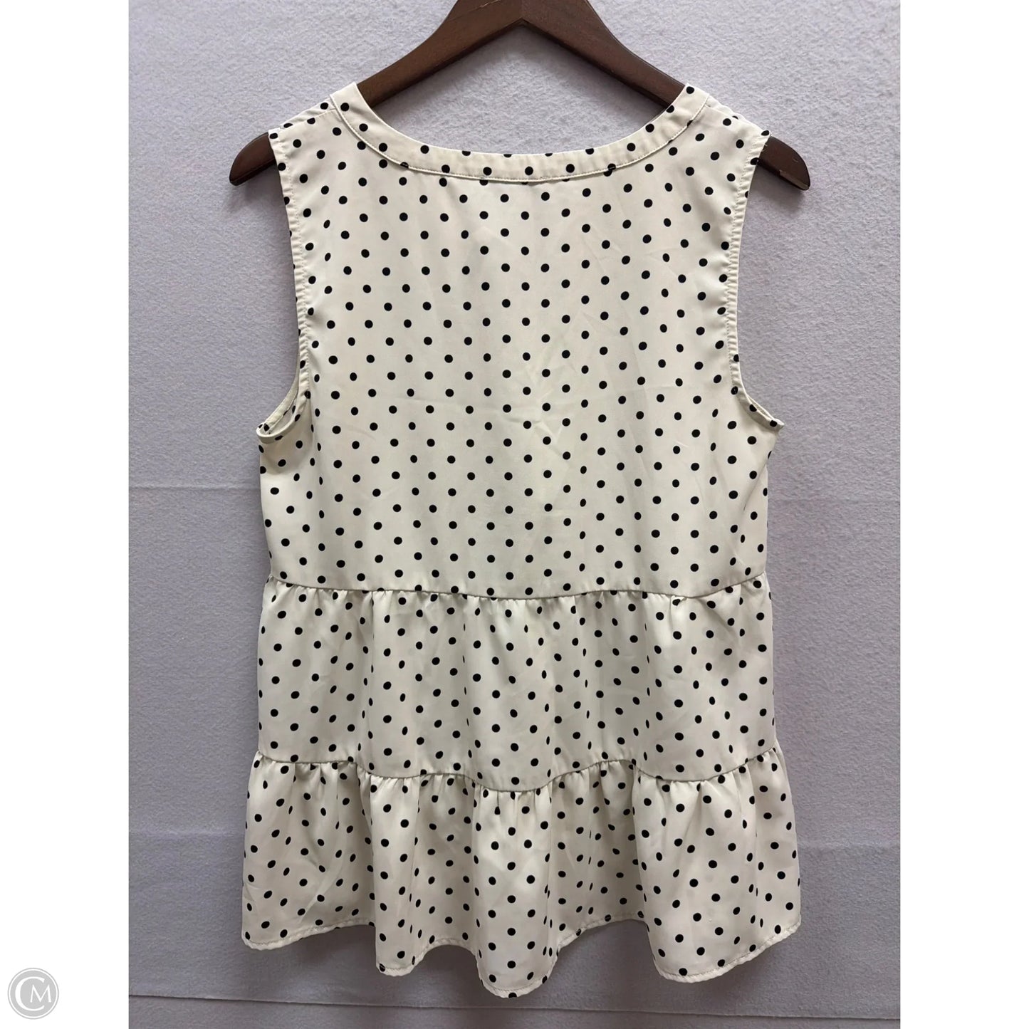 Tunic Short Sleeve By Staccato In Polkadot Pattern, Size: S