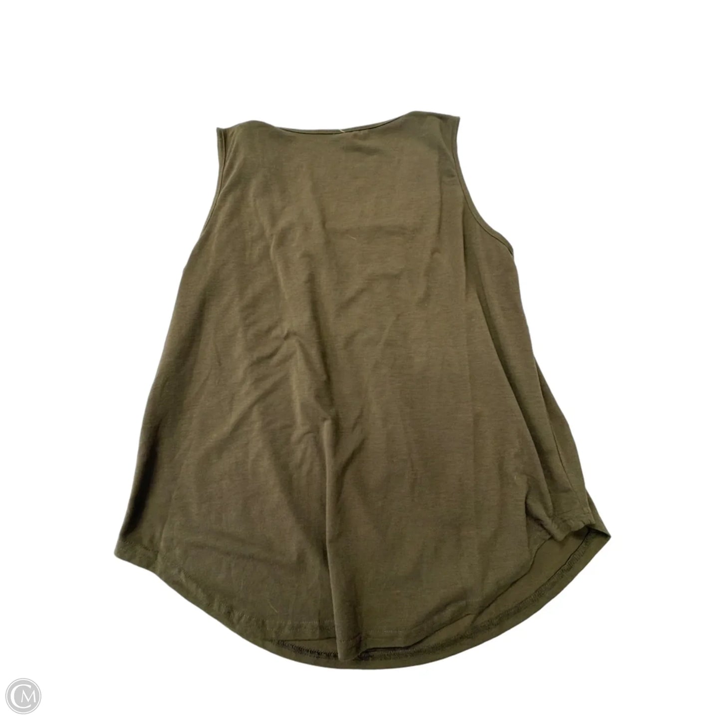 Top Sleeveless By Clothes Mentor In Green, Size: 2x