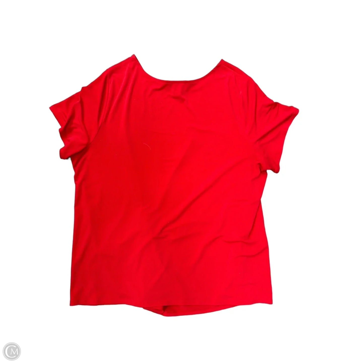 Top Short Sleeve By Inc In Red, Size: 2x