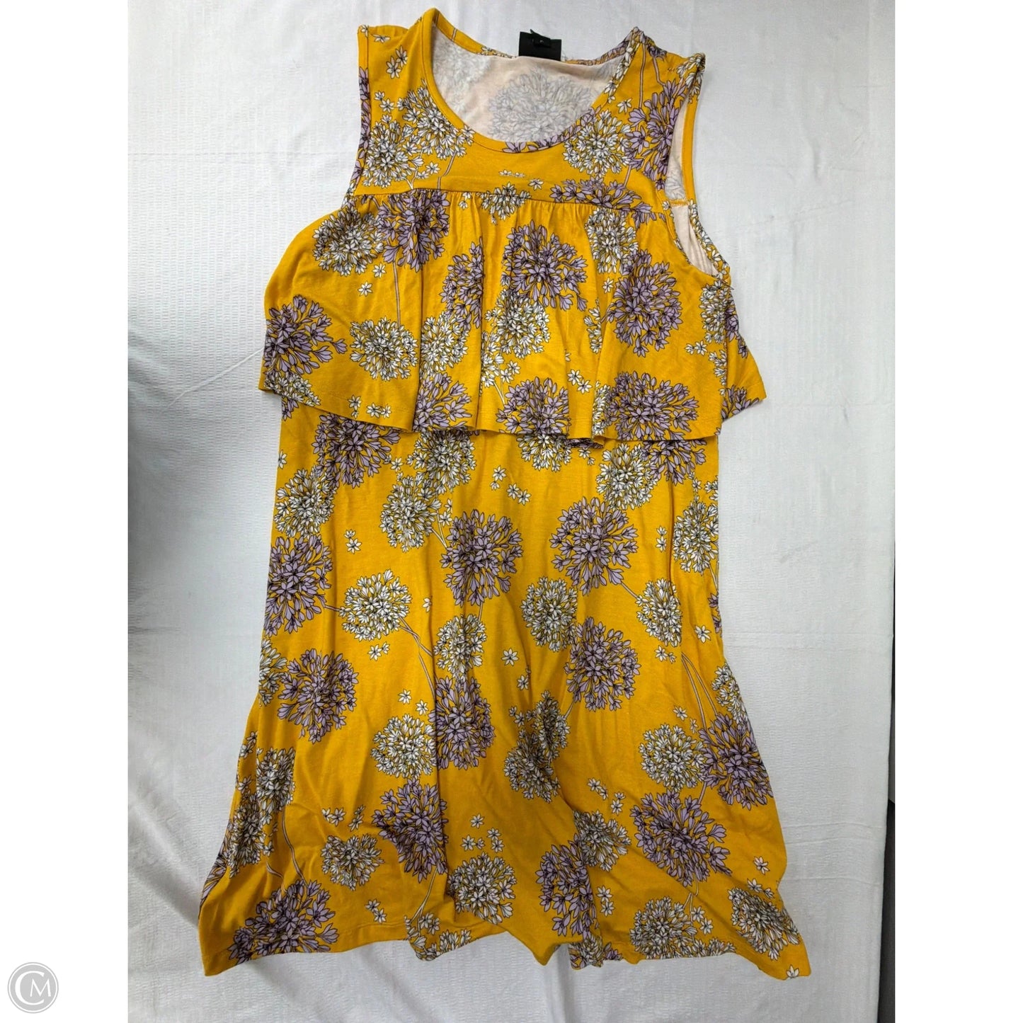 Dress Casual Midi By Ana In Yellow, Size: M