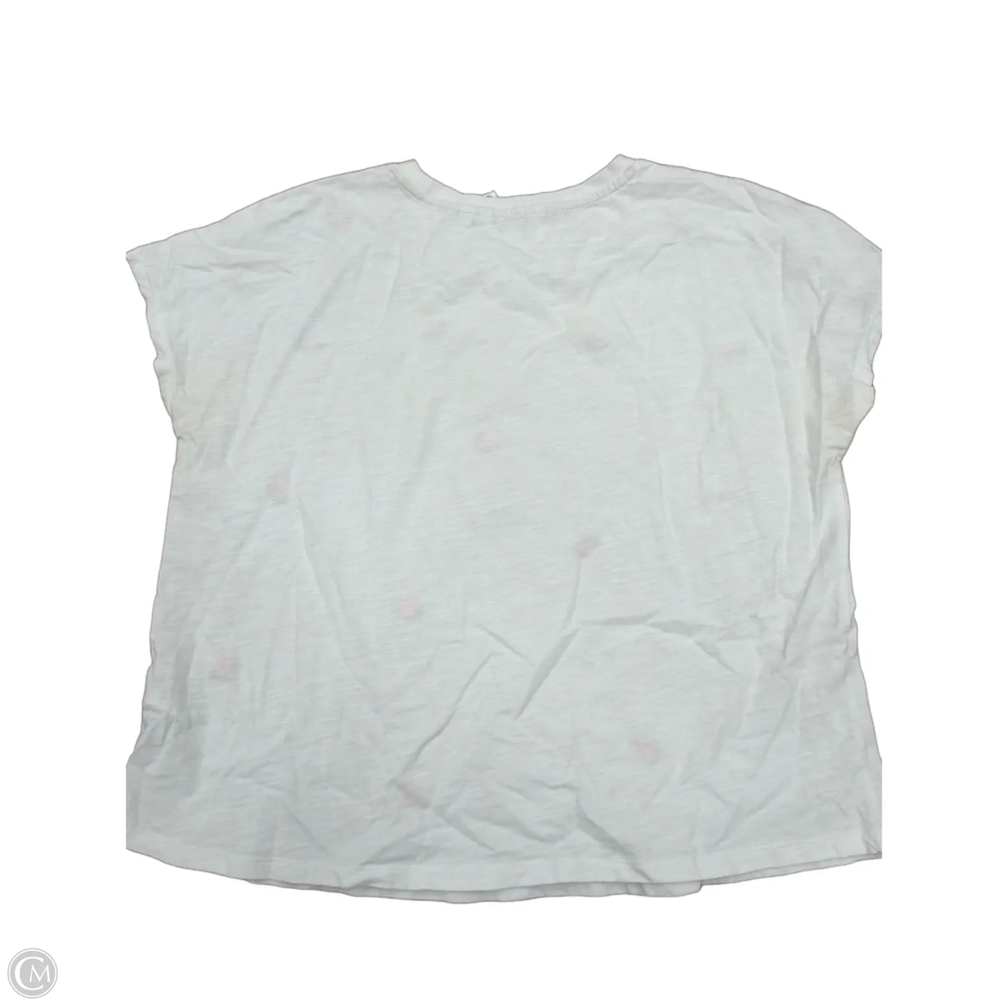 Top Short Sleeve Basic By Boden In White, Size: M