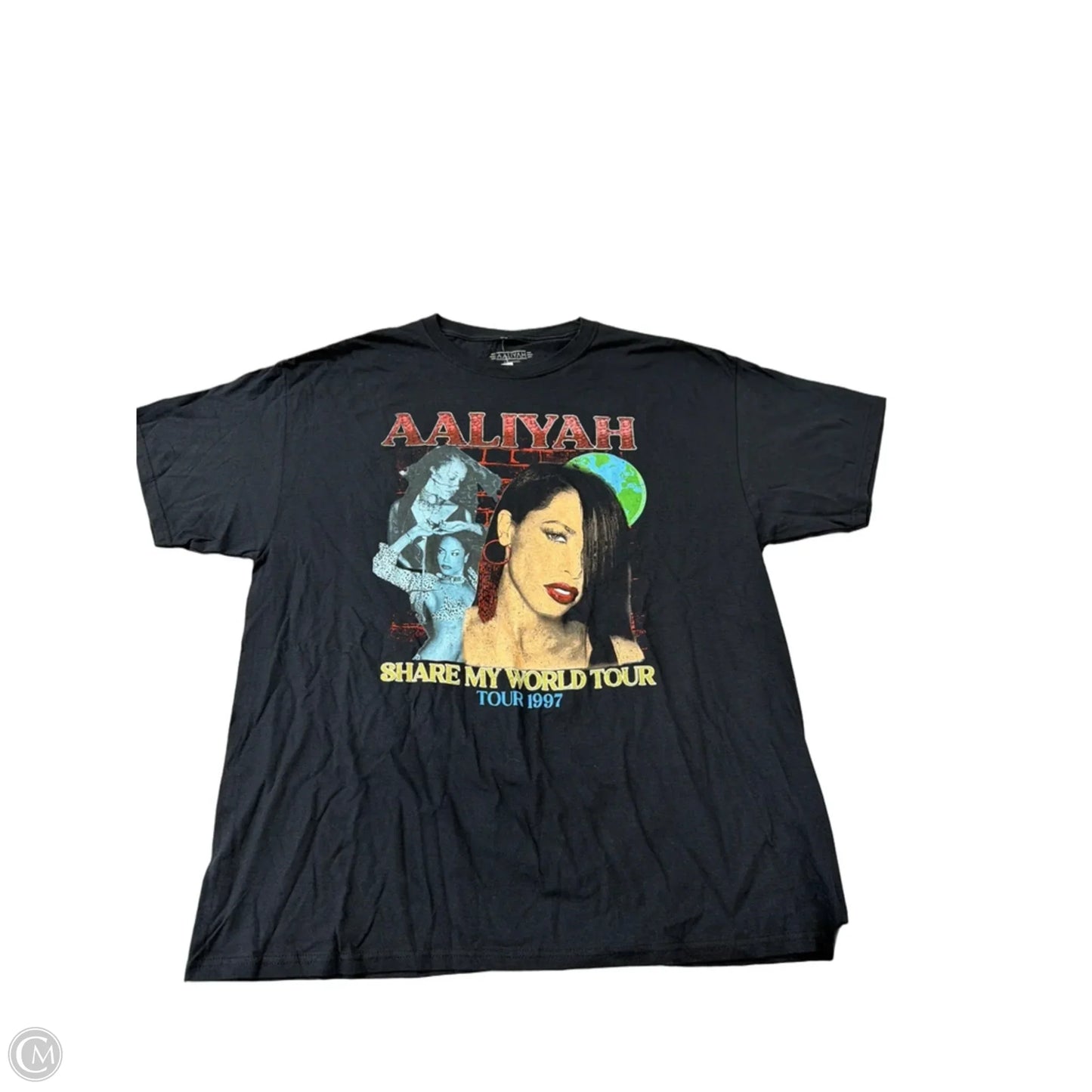 Top Short Sleeve Basic By Clothes Mentor In Black, Size: Xl