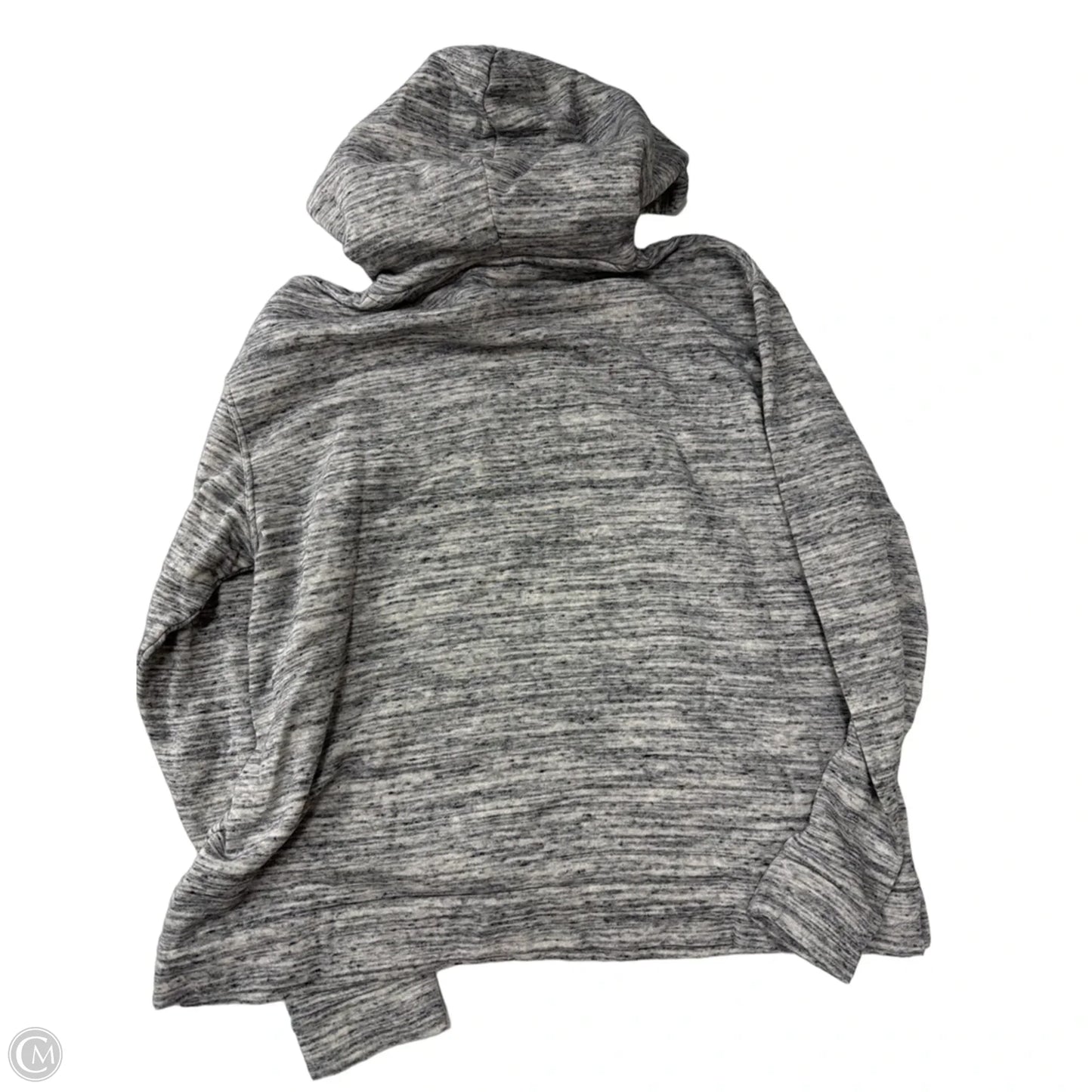 Sweatshirt Hoodie By Champion In Grey, Size: L