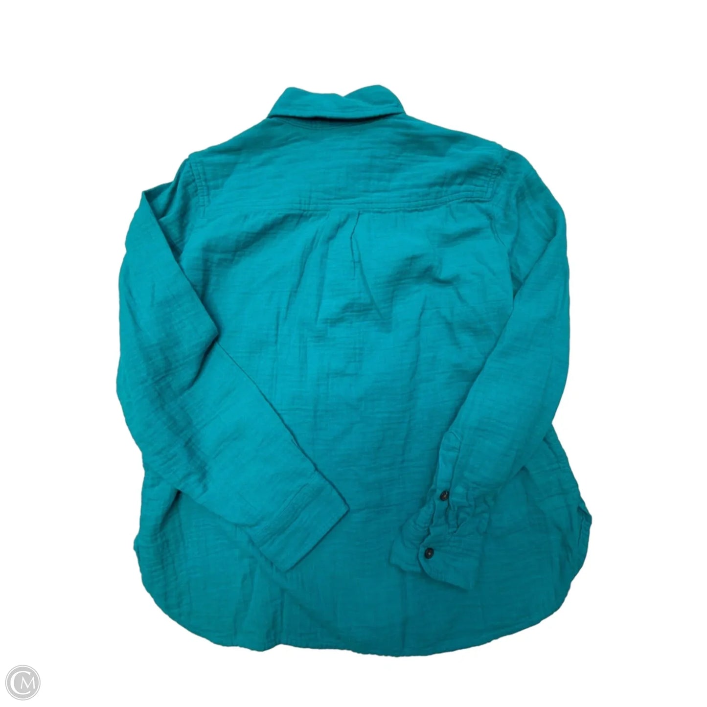 Top Long Sleeve By J. Crew In Blue, Size: Lp
