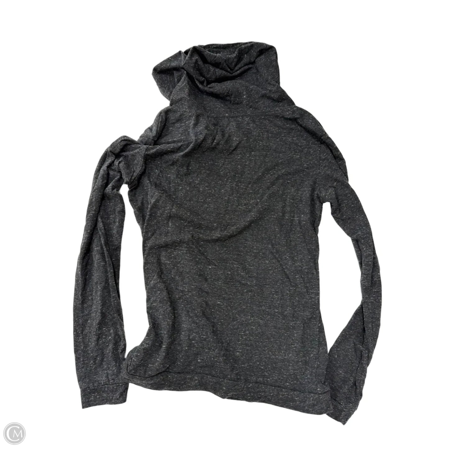 Top Long Sleeve By Clothes Mentor In Black & Grey, Size: M