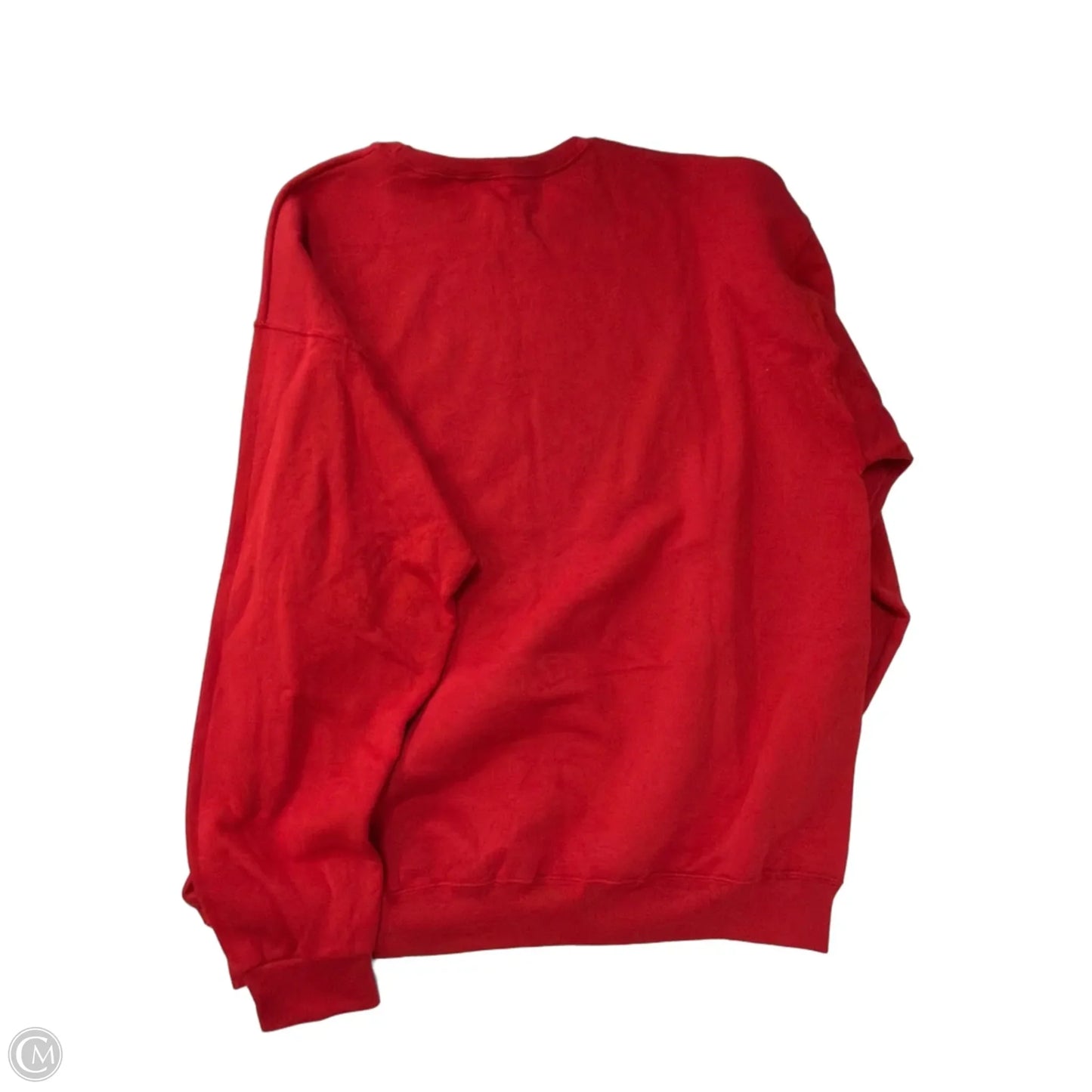 Sweatshirt Crewneck By Jerzees In Red, Size: Xl