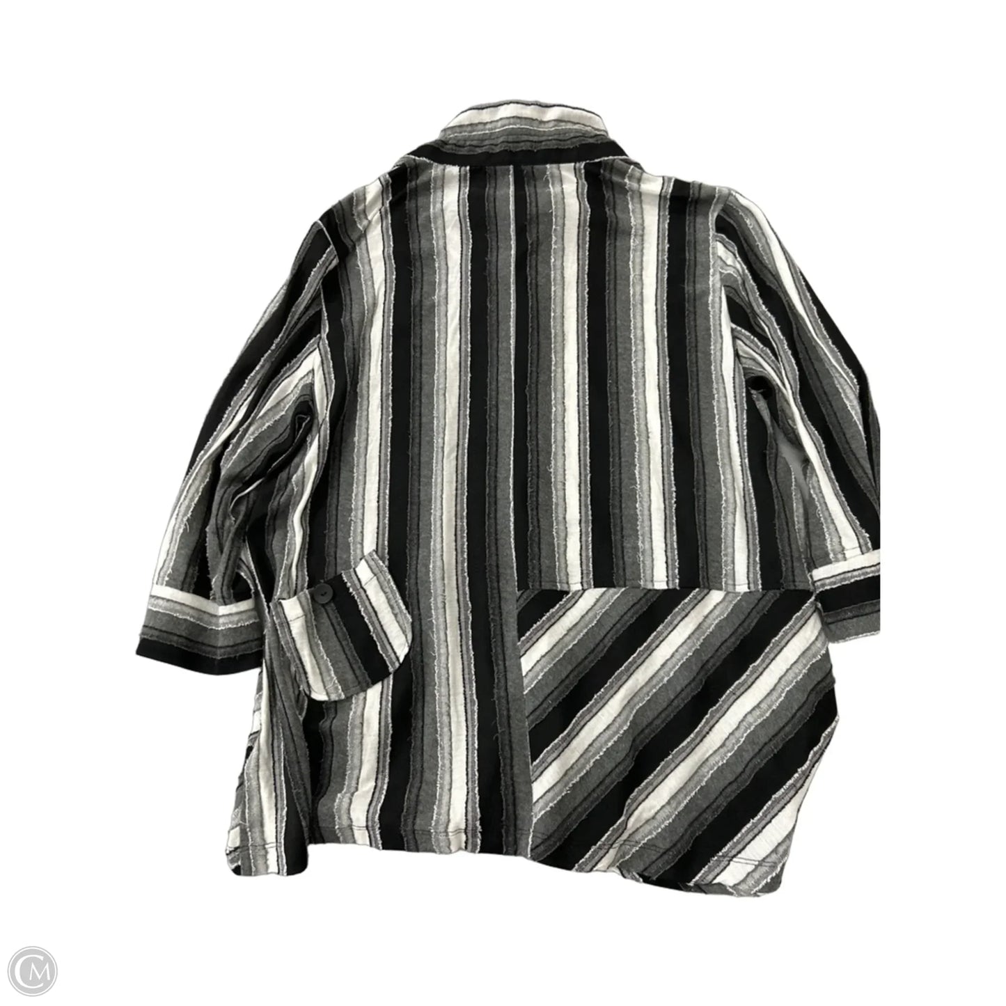 Top Long Sleeve By terra In Striped Pattern, Size: M