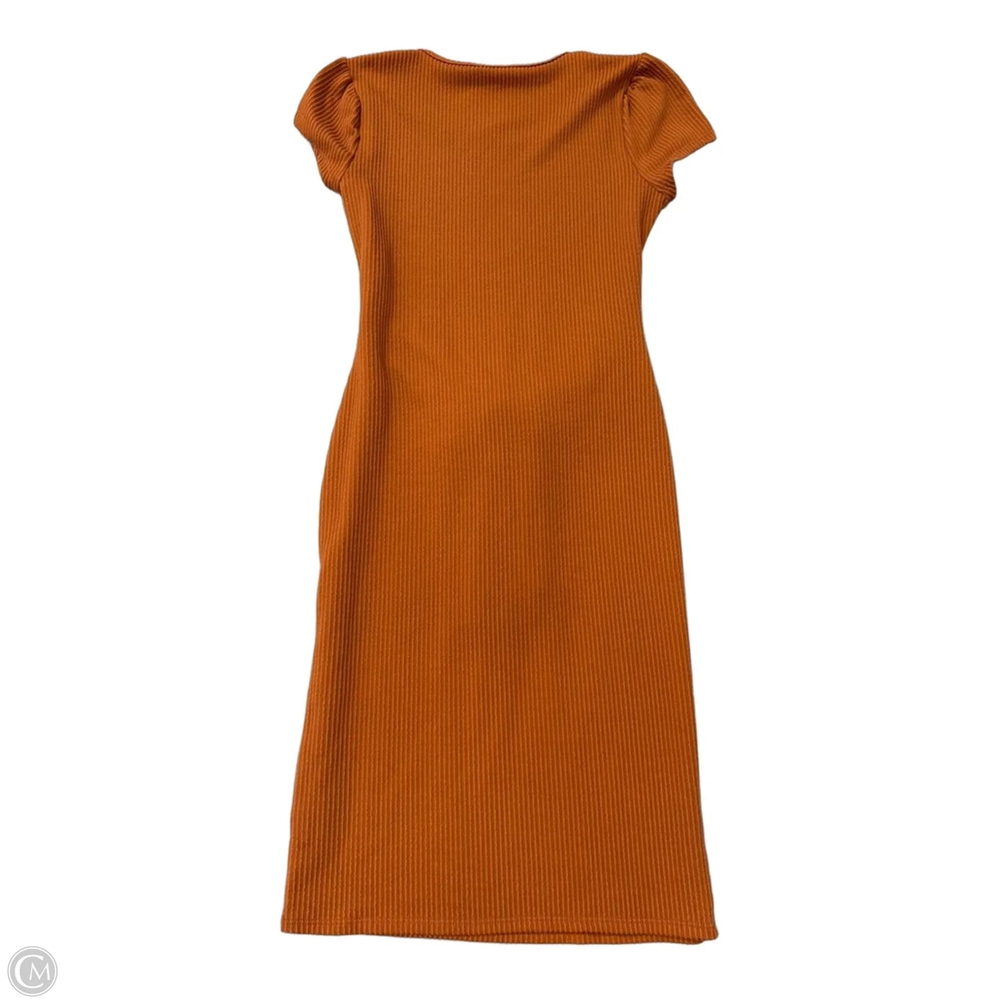 Dress Casual Midi By Clothes Mentor In Brown, Size: Xl