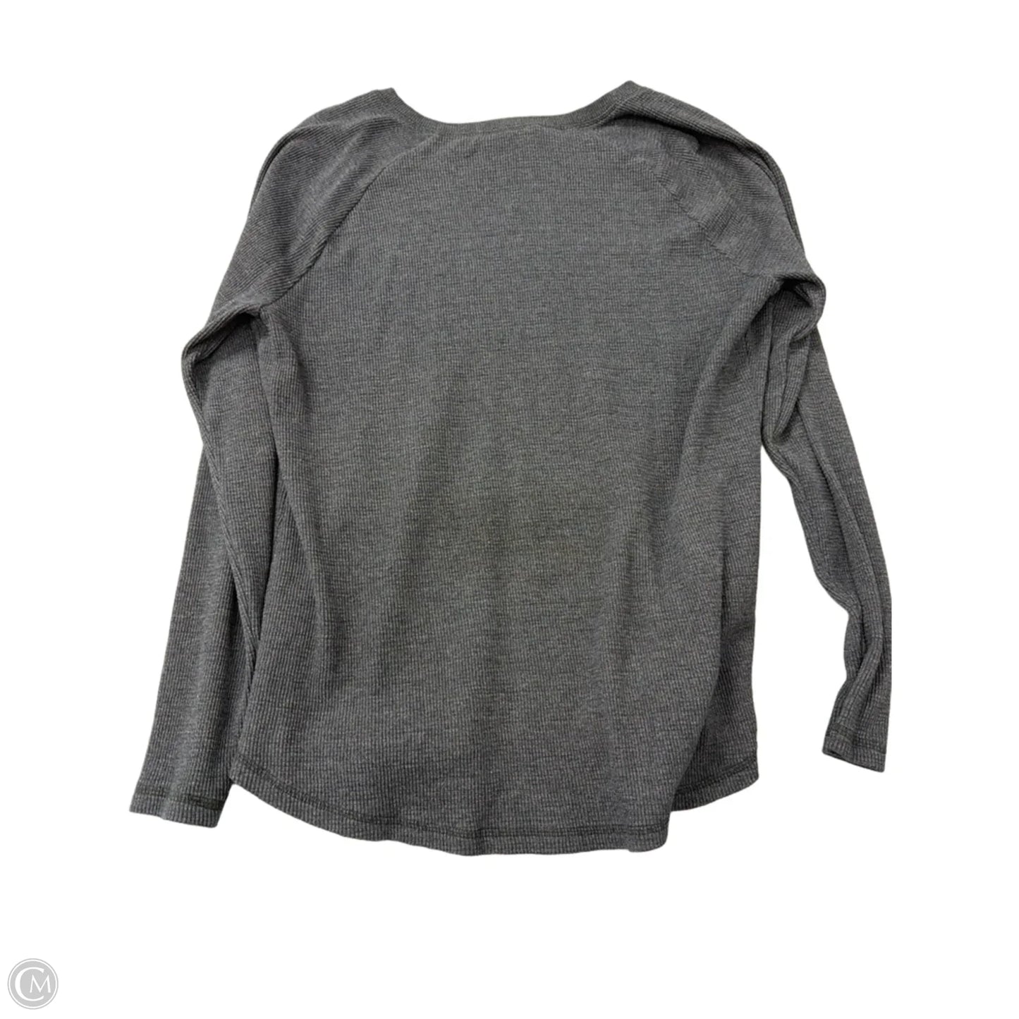Top Long Sleeve By Eddie Bauer In Grey, Size: Xl