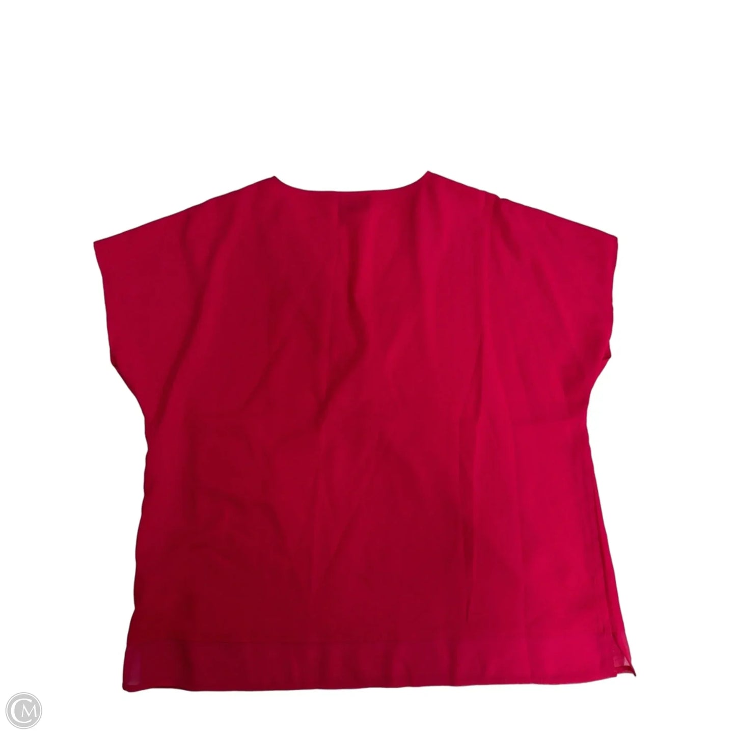 Top Short Sleeve By Dkny In Pink, Size: L