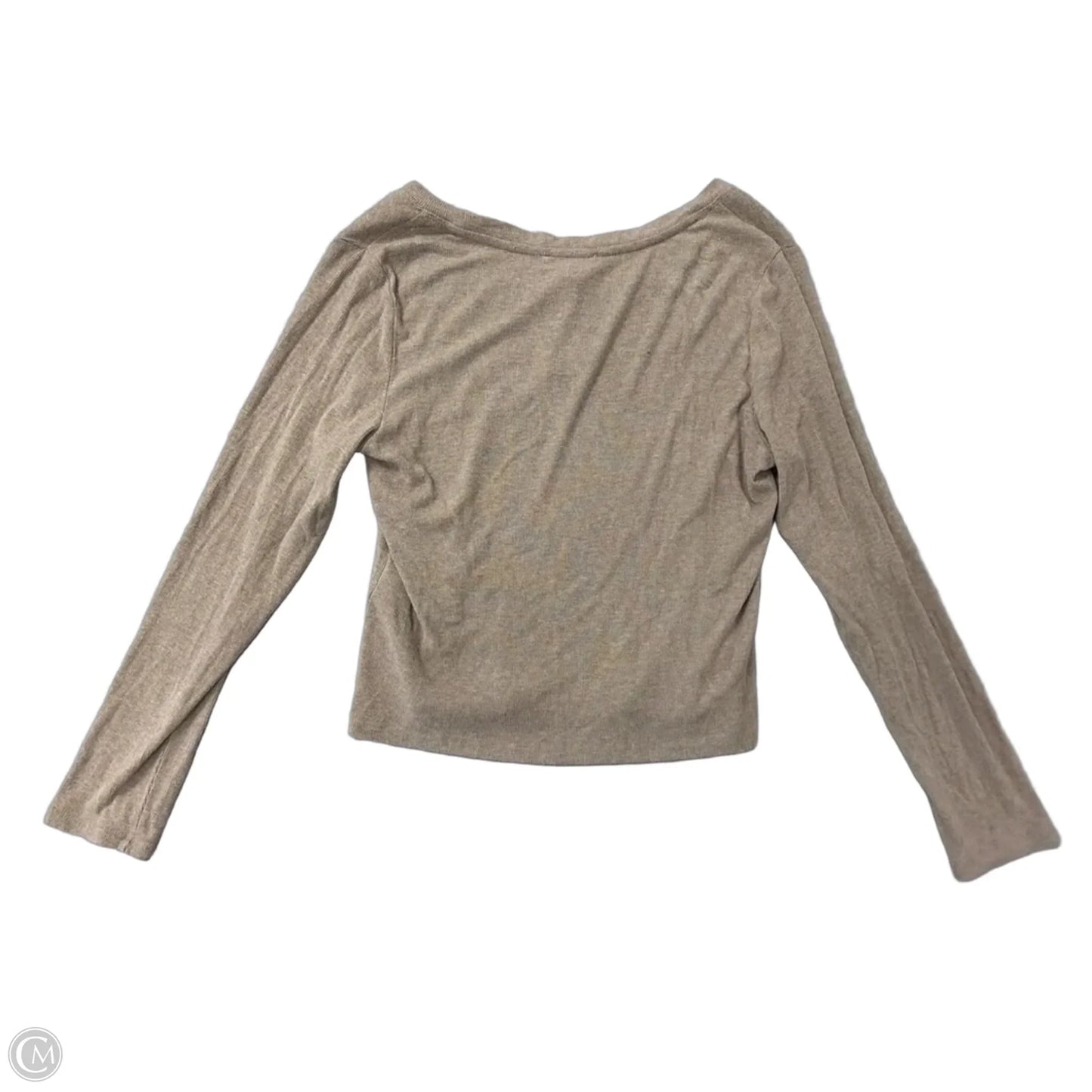 Top Long Sleeve Basic By And Now This In Brown, Size: L