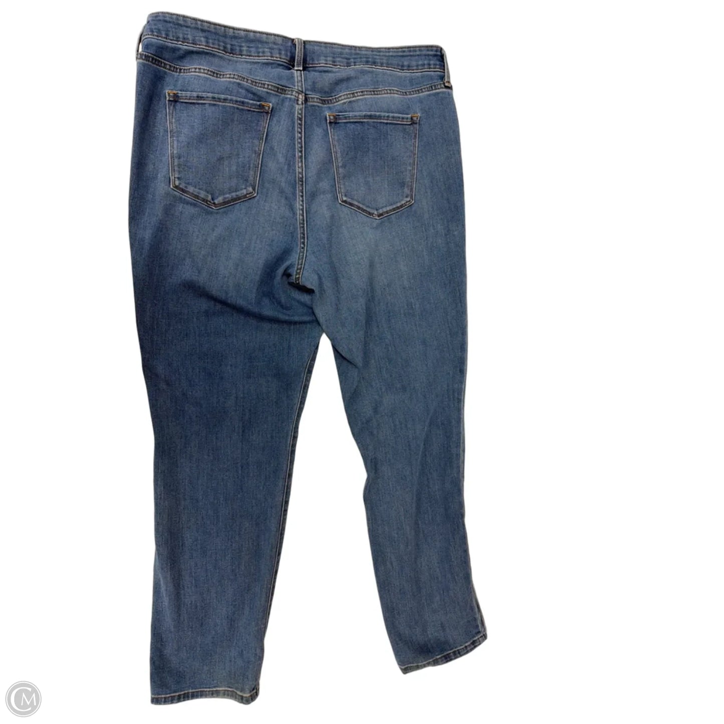 Jeans Straight By Old Navy In Blue Denim, Size: 16