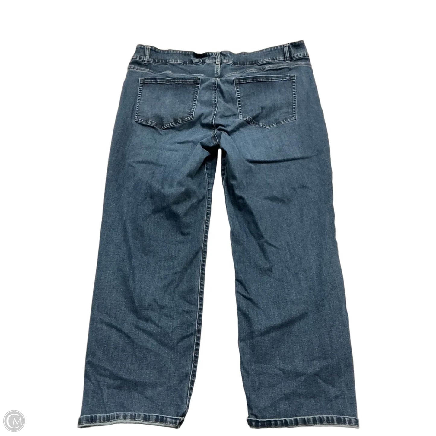Jeans Straight By Lane Bryant In Blue Denim, Size: 26