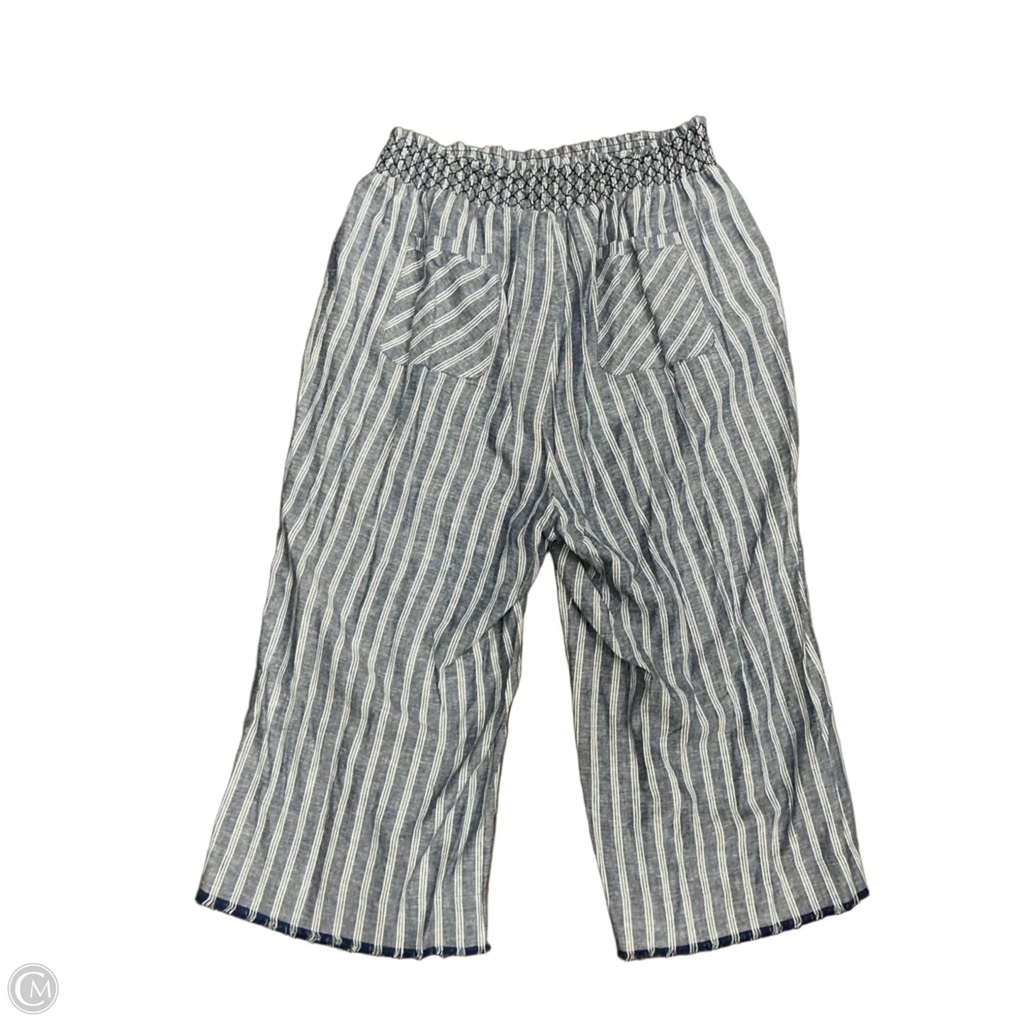 Pants Cropped By Clothes Mentor In Striped Pattern, Size: 22