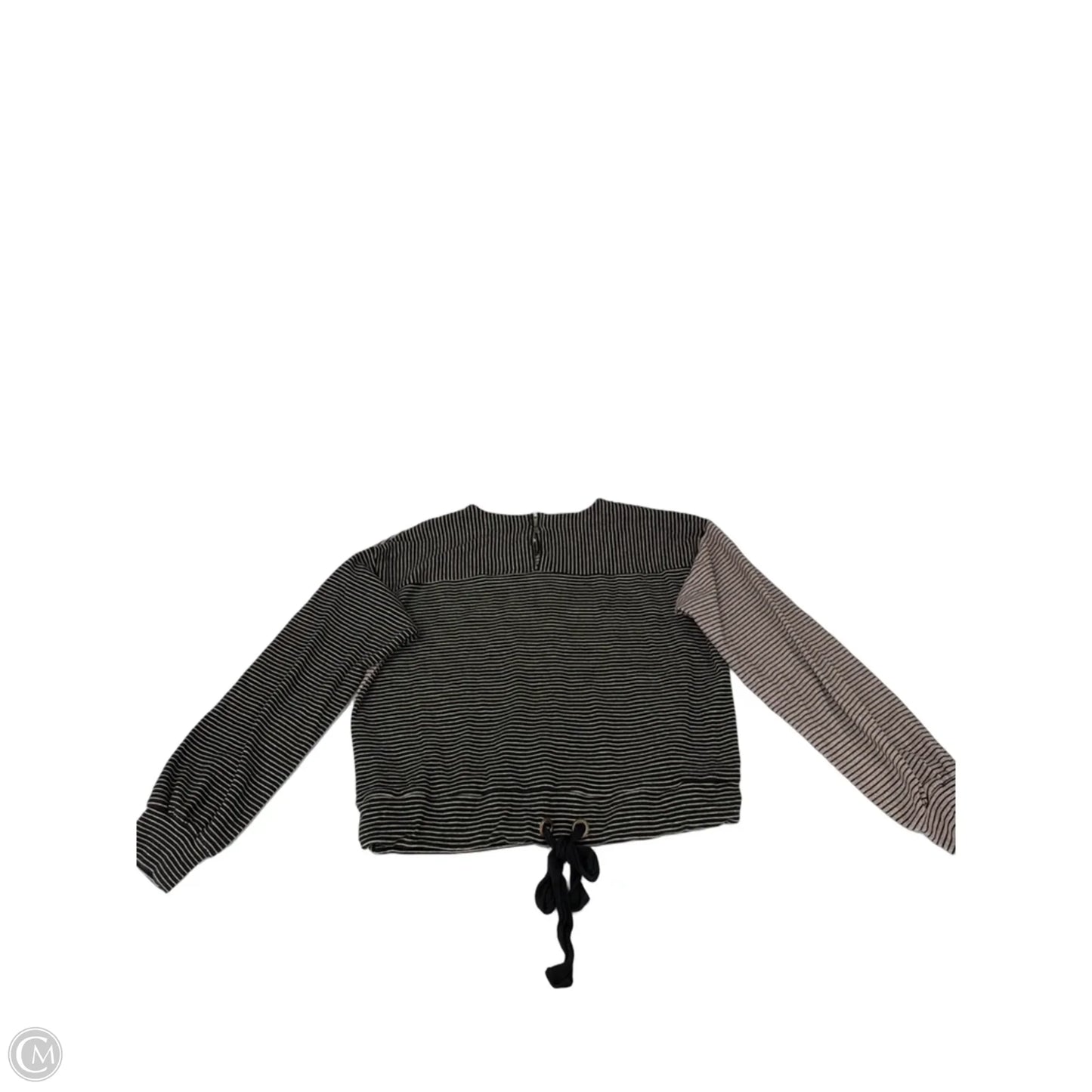 Top Long Sleeve By Doe & Rae In Striped Pattern, Size: S