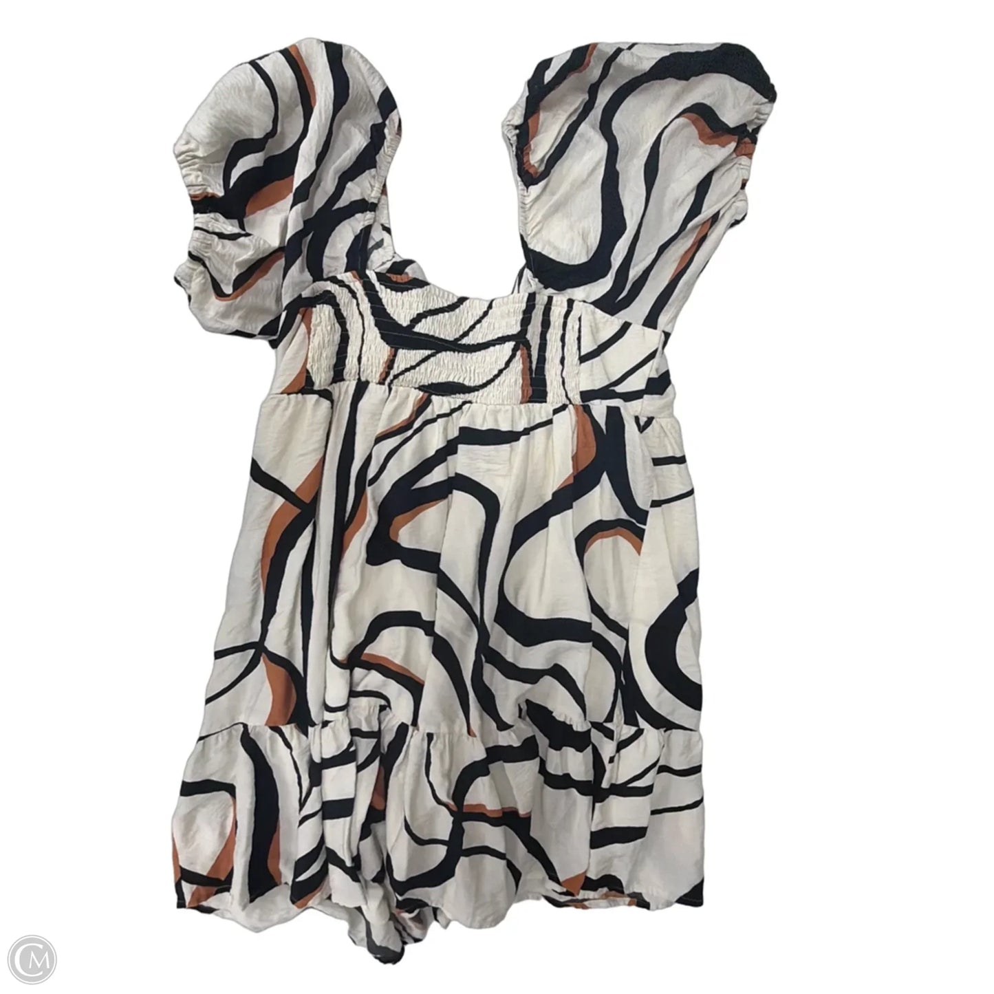 Dress Casual Short By Nine West Apparel In Black & Brown, Size: 1x