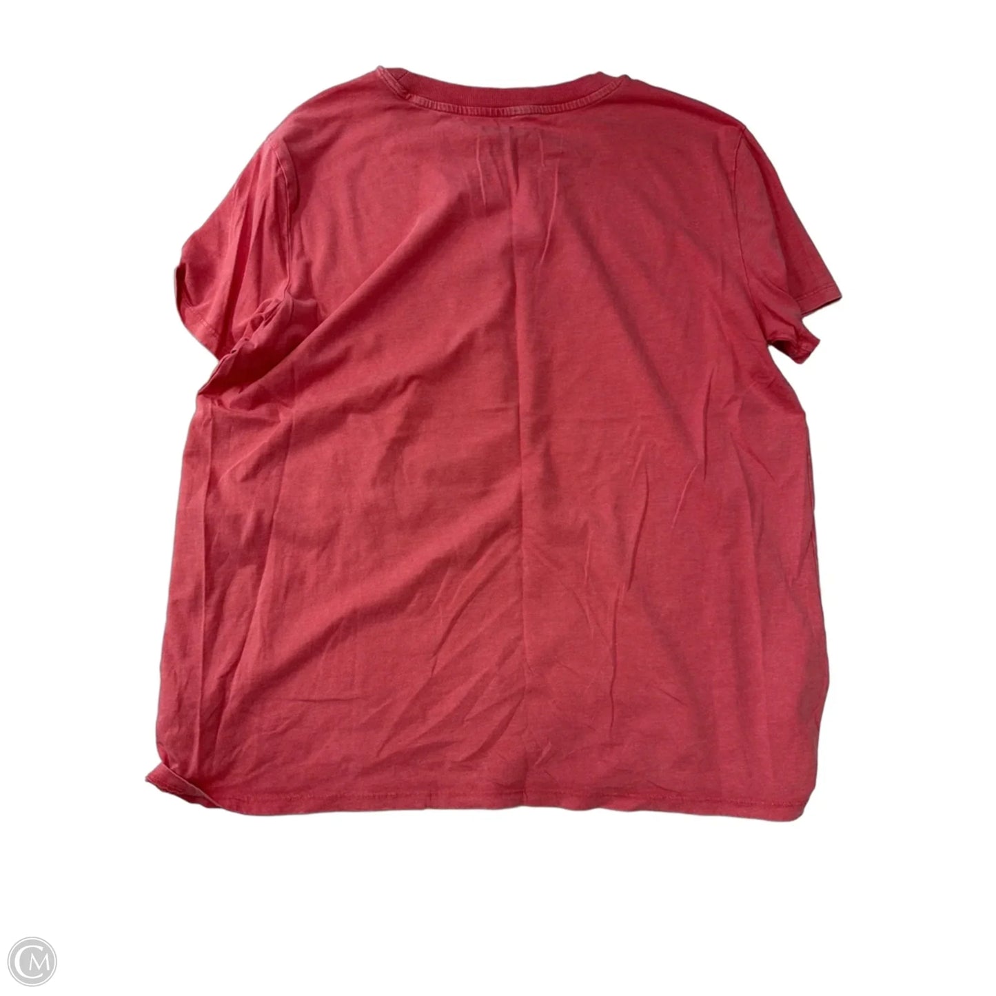 Top Short Sleeve By Clothes Mentor In Pink, Size: L