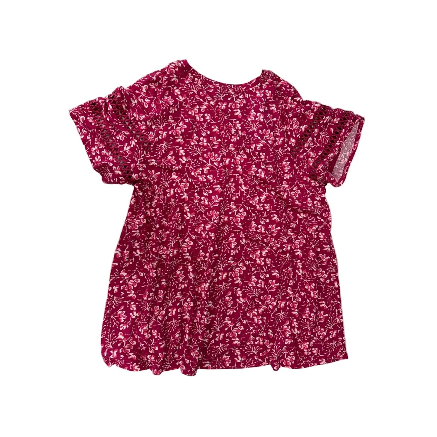 Top Short Sleeve By Lane Bryant In Pink, Size: 1x