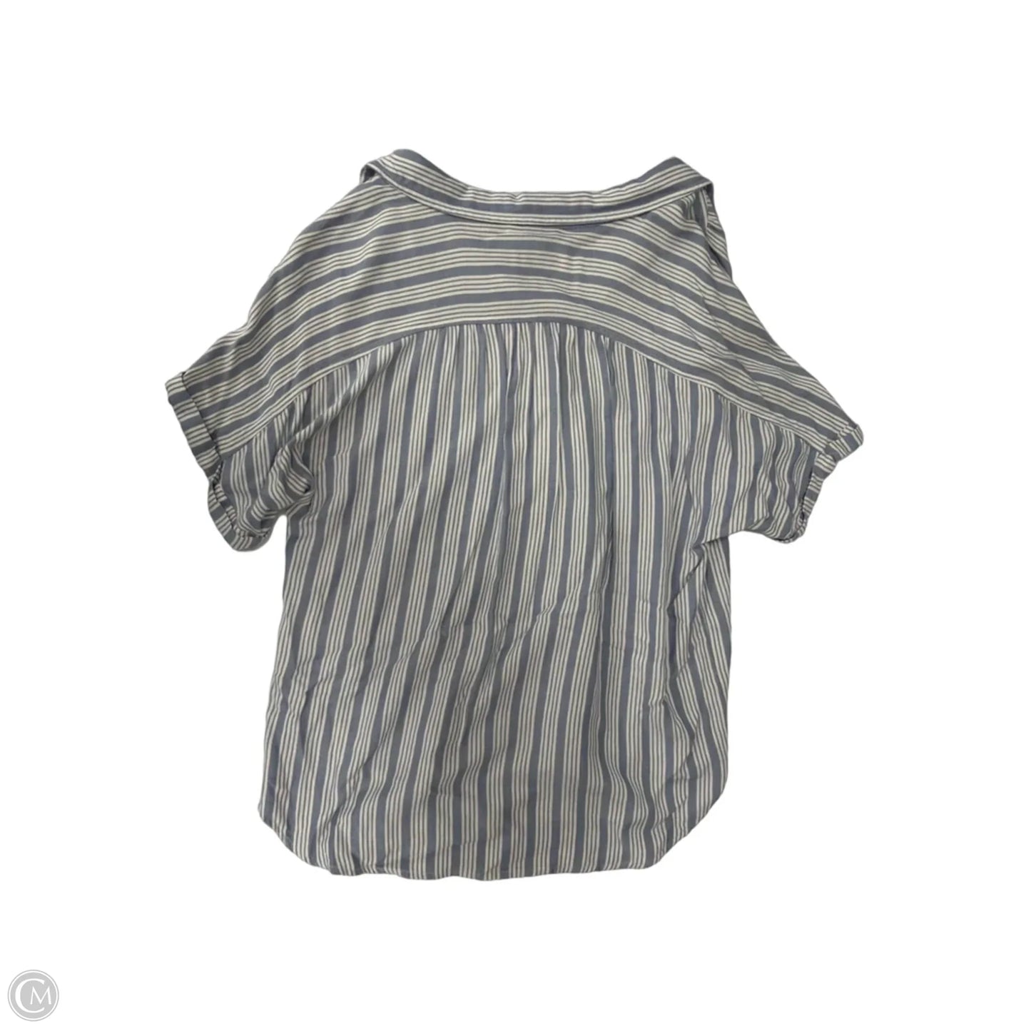 Top Short Sleeve By Universal Thread In Striped Pattern, Size: M