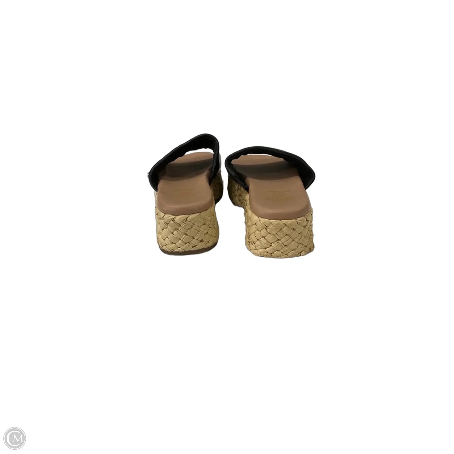 Sandals Flats By Sam And Libby In Black & Tan, Size: 6