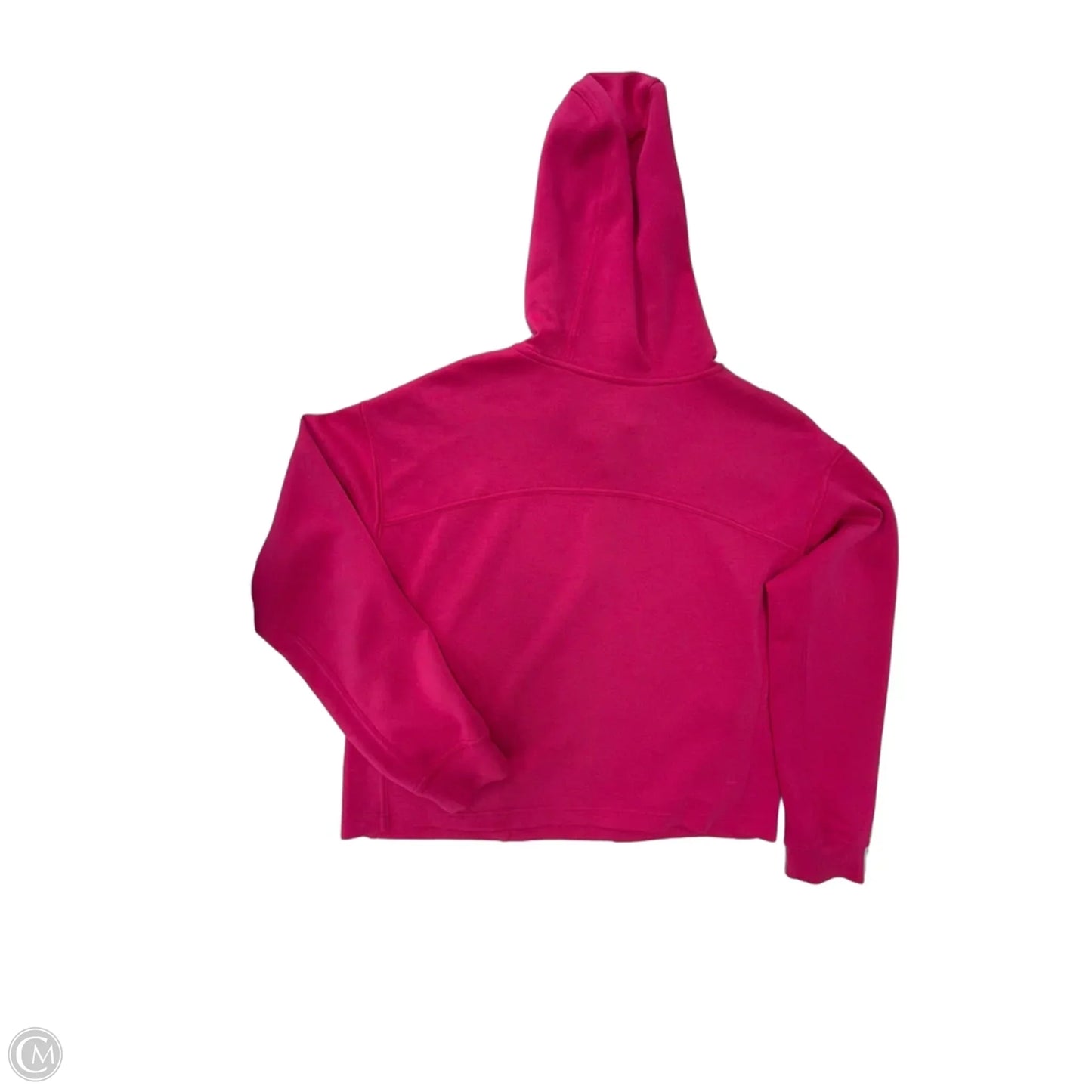 Athletic Top Long Sleeve Hoodie By Layer 8 In Pink, Size: M