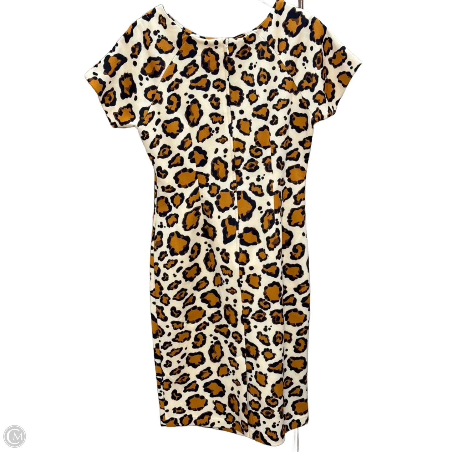 Dress Casual Midi By Clothes Mentor In Animal Print, Size: L