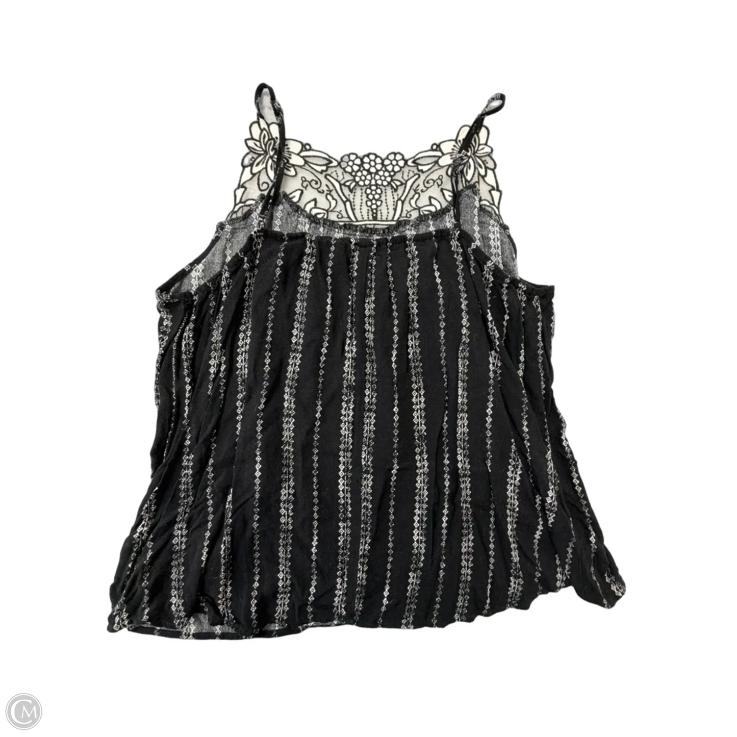Tank Top By Maurices In Black & White, Size: L